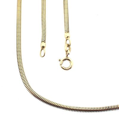 Image 1 of 18 carat snake link chain | 54 cm