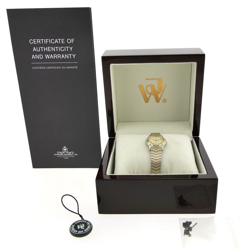 Image 4 of Ebel Classic Wave 166901; 18k gold/steel women's watch