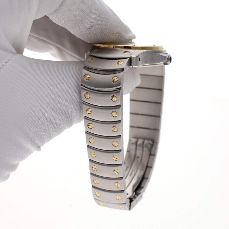 Image 26 of Cartier Santos Ronde Aviator '150 Years Limited Edition' W20038R3; Automatic watch with GMT