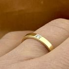 Image 7 of Gold sliding ring with diamond; 0.01 ct. | Jeunesse