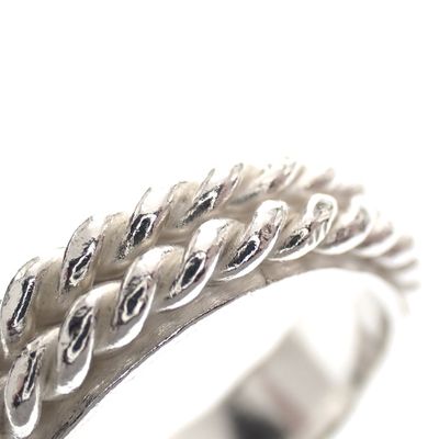 Silver braided ring Image 2 of Silver braided ring