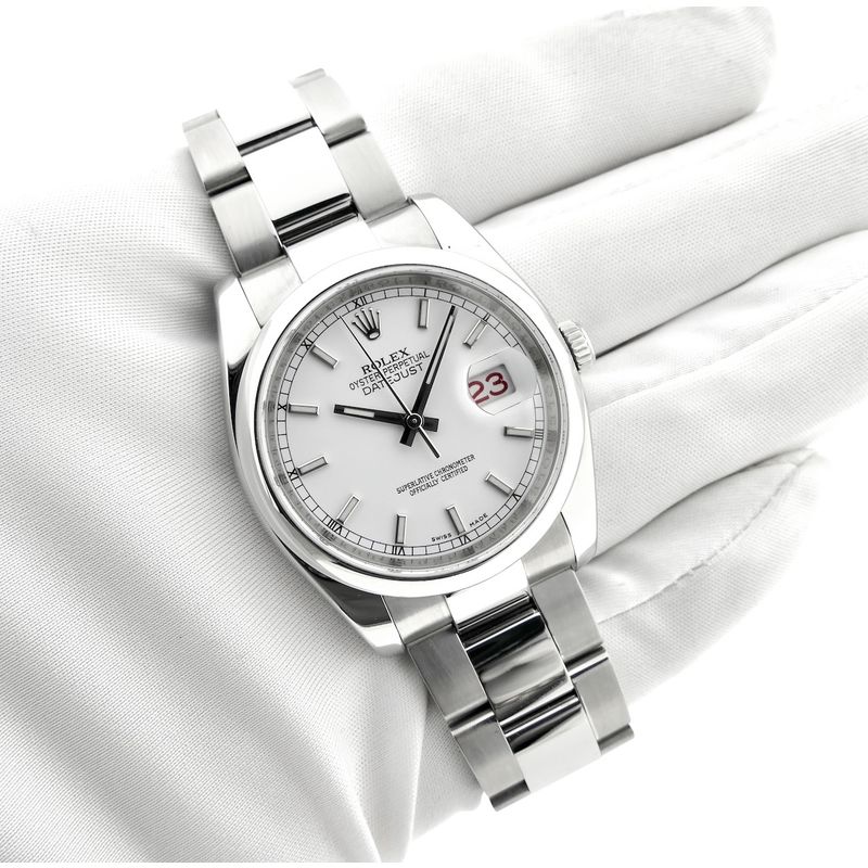 Image 7 of Rolex Datejust 36mm 'Roulette Date' 116200; Automatic watch