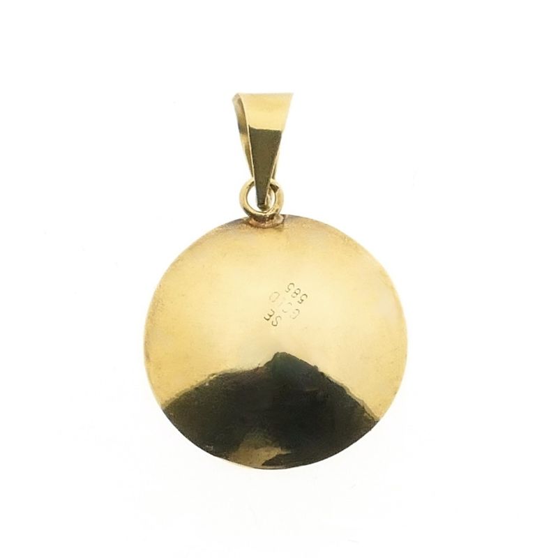 Image 6 of Gold pendant with Nazar (Lucky Eye)