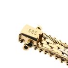 Image 7 of Vintage Tricolor Gold Panther Link Bracelet