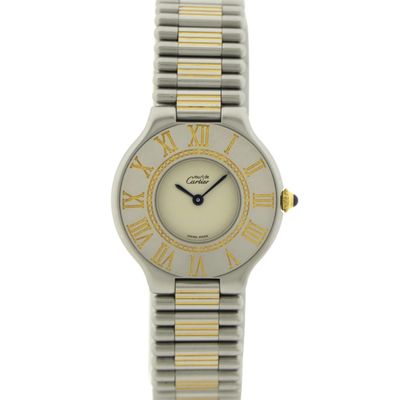Image 1 of Cartier Must 21; Gold/steel women's watch