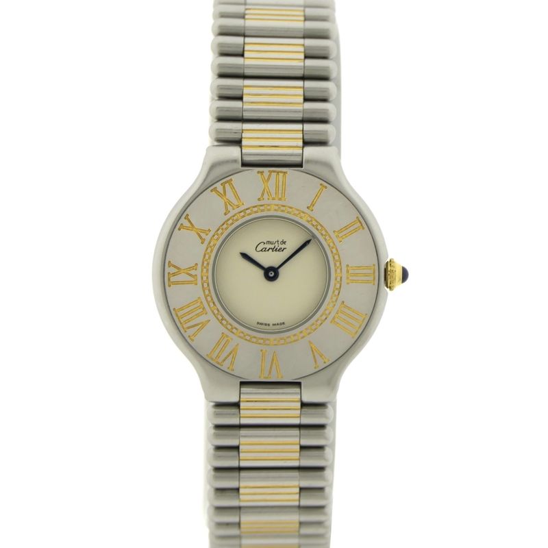 Image 1 of Cartier Must 21; Gold/steel women's watch