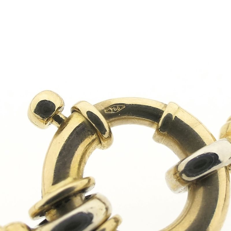 Image 6 of Two-tone gold cardan link necklace