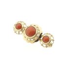 Image 5 of Antique gold brooch with blood coral