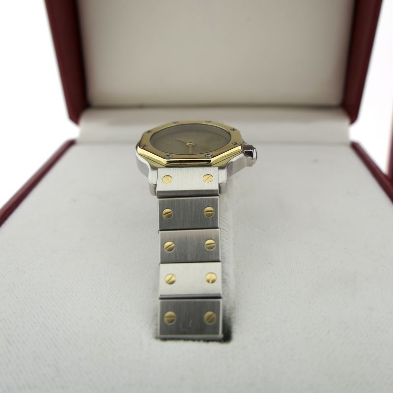 Image 13 of Cartier Santos Octagon Automatic; 18k gold/steel women's watch