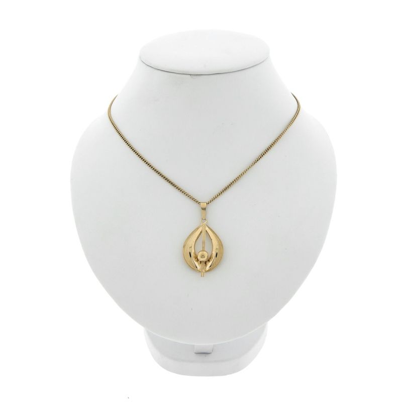 Image 5 of Golden abstract pendant