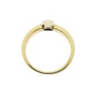Image 5 of Two-tone gold solitaire ring with diamond; 0.35 ct.