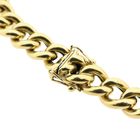 Afbeelding 3 van Gouden gourmetschakel armband | 20,5 cm