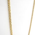 Image 3 of Gold square king chain | 80 cm