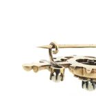 Image 8 of Antique gold brooch with pearl
