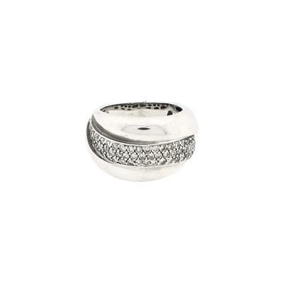 White gold ring with diamonds; 0.67 ct. Image 2 of White gold ring with diamonds; 0.67 ct.