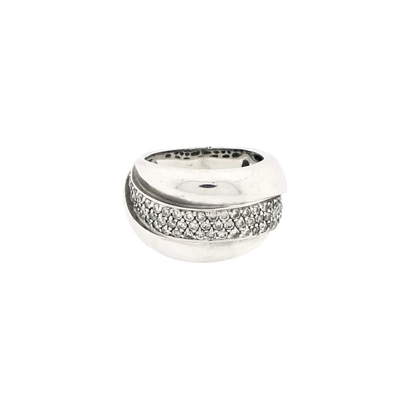 Image 2 of White gold ring with diamonds; 0.67 ct.