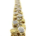 Image 5 of Two-tone gold fantasy bracelet with 0.525 ct diamond.