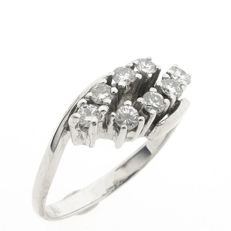 Image 3 of White gold ring with diamond | 0.40 ct.