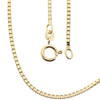 18K Gold Venetian Link Chain | 50cm