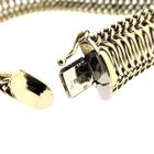 Image 8 of Gold wide link bracelet