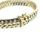 Image 3 of Gold French gourmet link bracelet | 18 cm