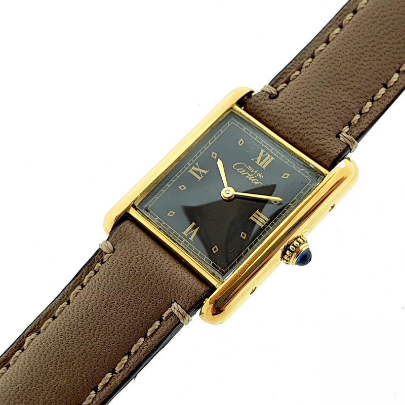 Image 6 of Cartier Tank Vermeil; Women's watch