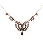 Image 8 of Vintage gold necklace with garnet