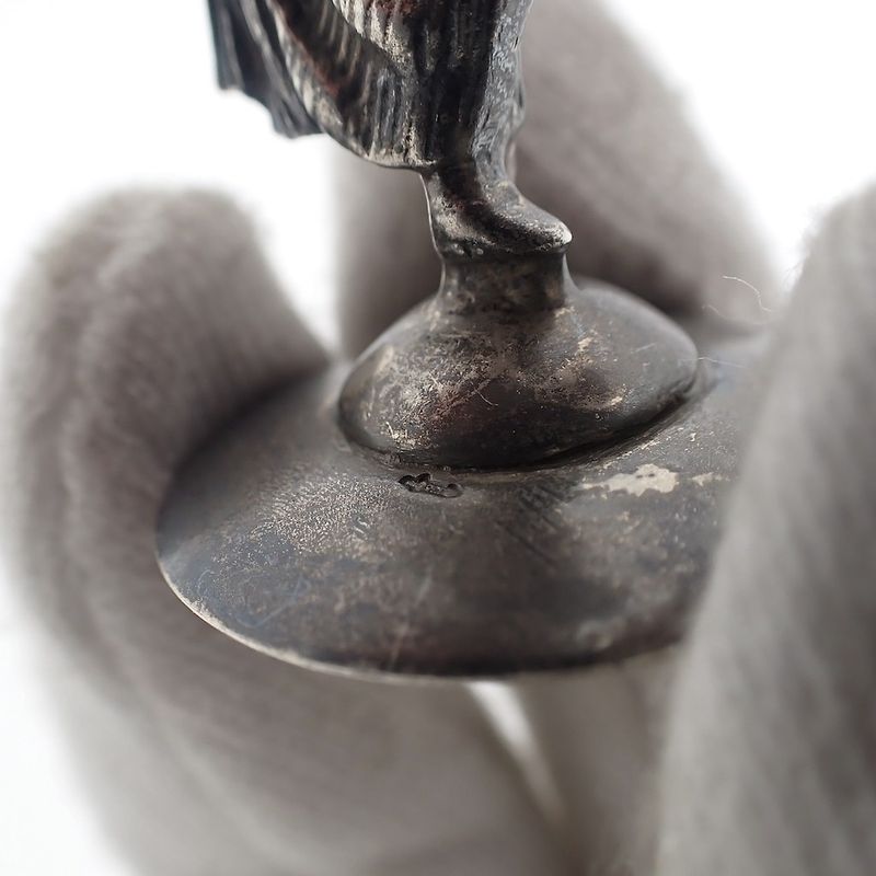 Image 9 of Vintage silver statuette of a dancing lady