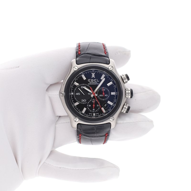 Image 19 of Ebel 1911 BTR Chronograph E9137L73; Automatic men's watch