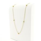 Image 3 of Golden twisted link chain with balls.