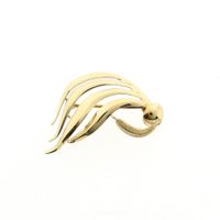 Gouden abstracte broche