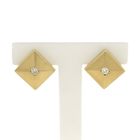 Image 1 of Gold stud earrings with diamond | 0.26 ct.