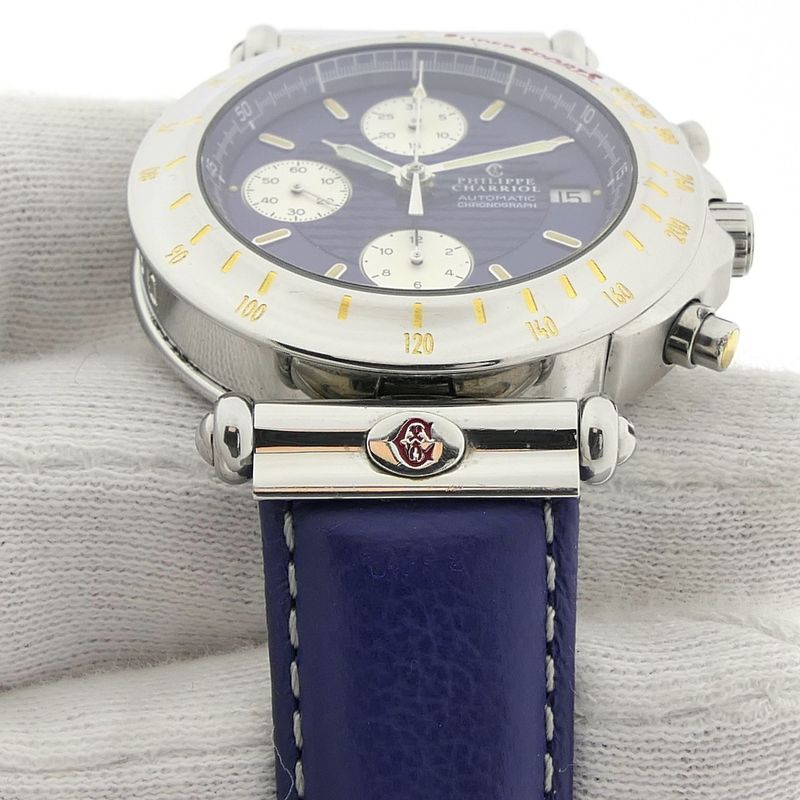 Image 14 of Philippe Charriol Super Sports Automatic 60.96; Chronograph men's watch