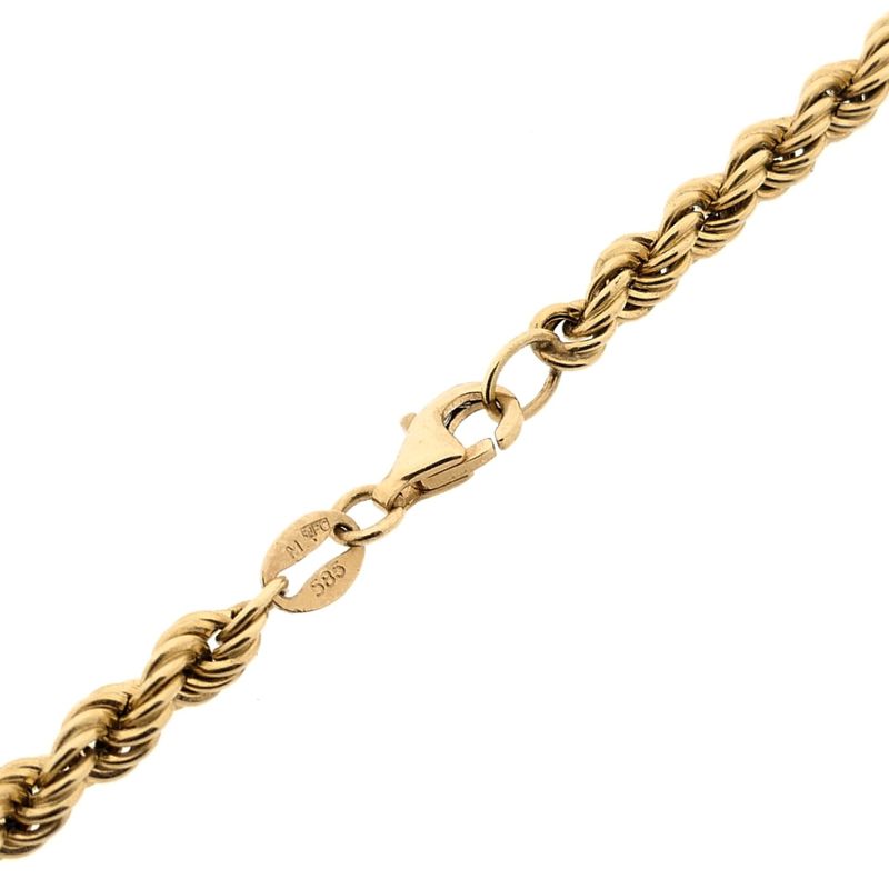 Image 5 of Golden Twisted Link Chain