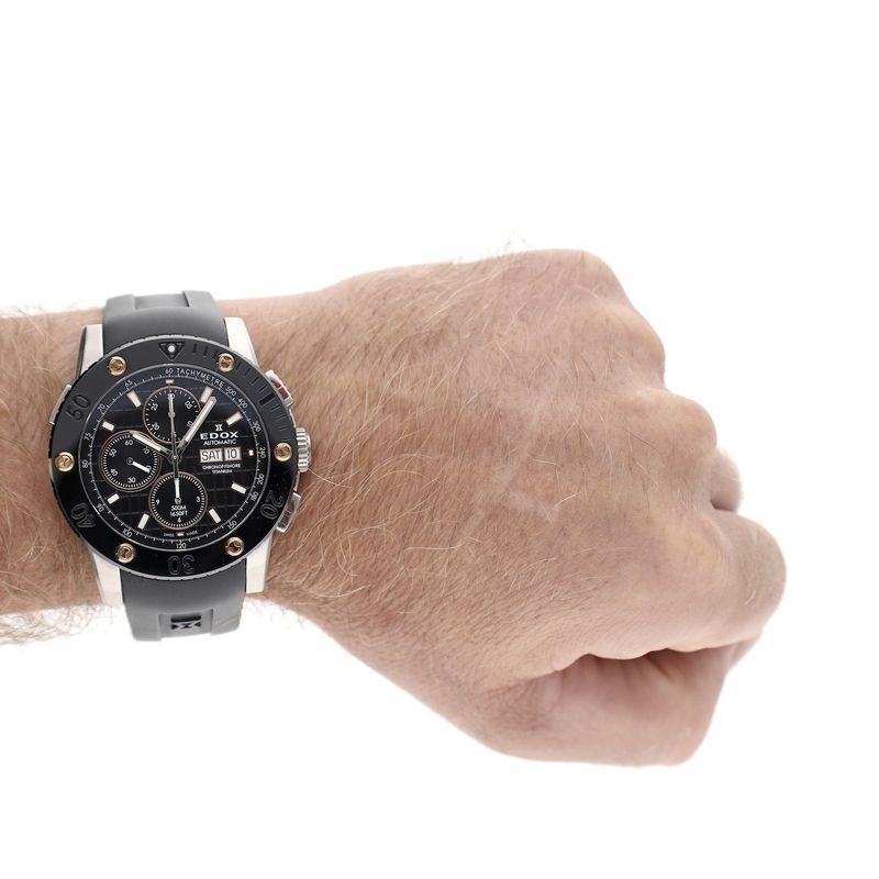 Image 15 of Edox Class-1 Chrono Offshore 01107; Automatic Men's watch