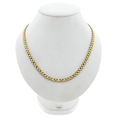 Afbeelding 1 van Bicolor gouden panterschakel ketting