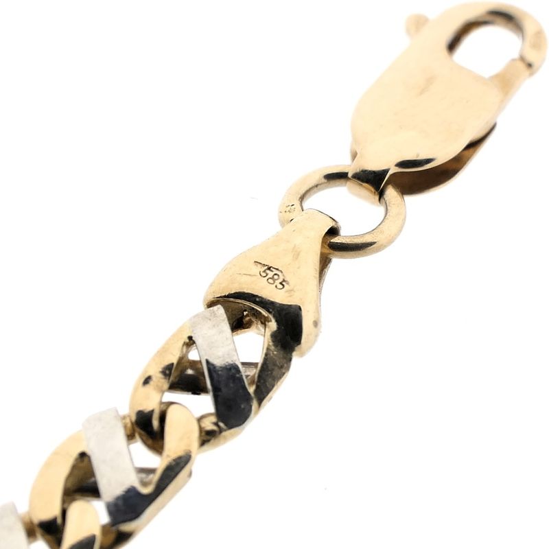 Image 6 of Two-tone gold fantasy link chain