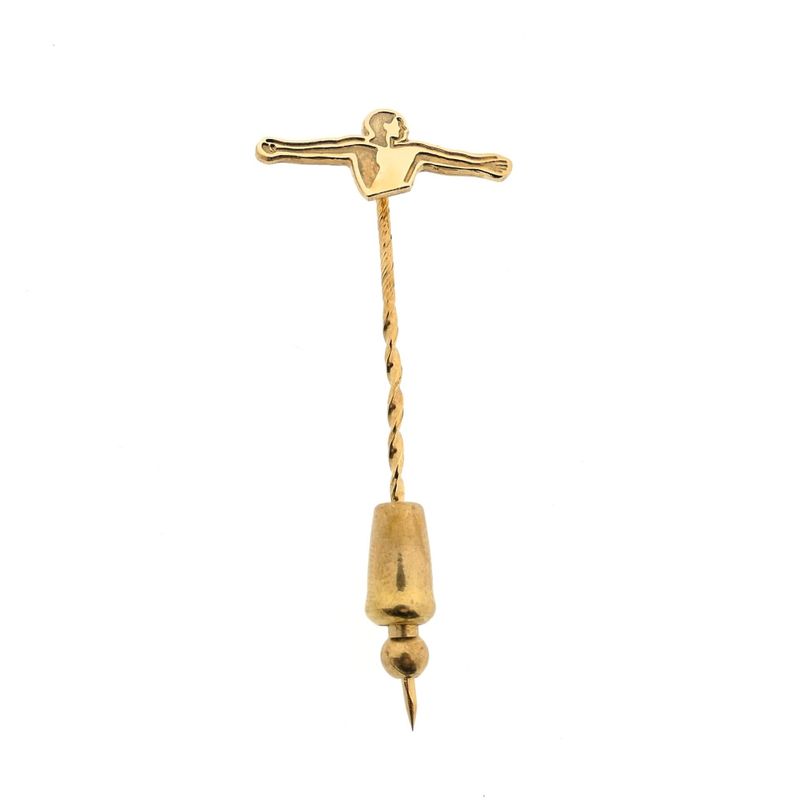 Image 1 of Golden lapel pin; AkzoNobel