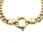 Image 4 of Gold gourmet link bracelet | 22 cm