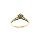 Image 5 of Bicolor gold ring with diamond; 0.005 ct.
