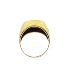 Image 5 of Gold pinky ring with coin | John F. Kennedy