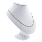 Image 6 of Two-tone gold Figaro link chain