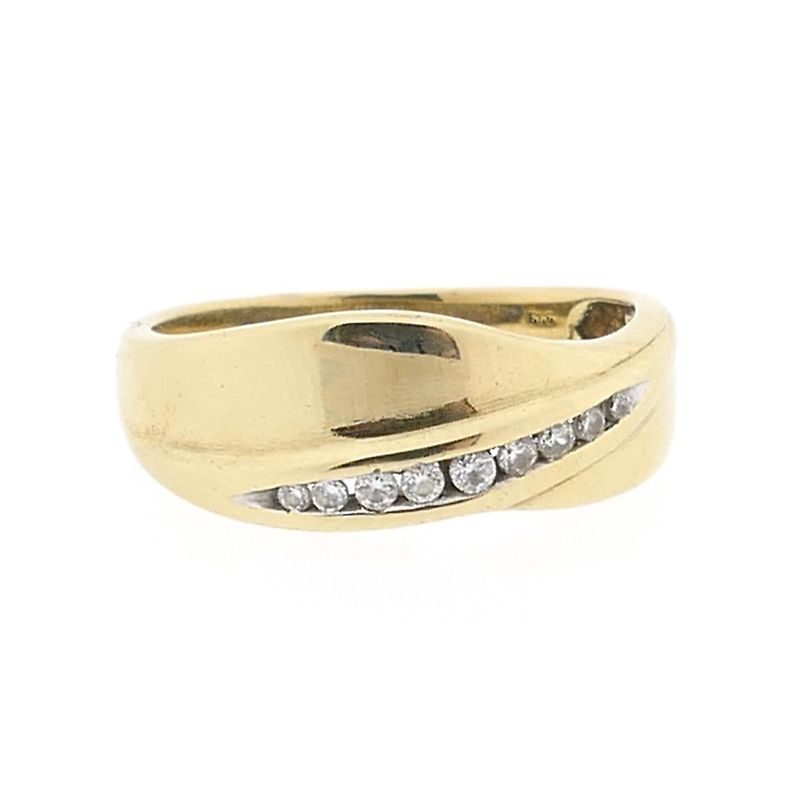 Image 3 of Gold Ring with Zirconia