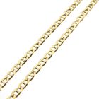 Image 6 of Gold navy/gourmet link necklace