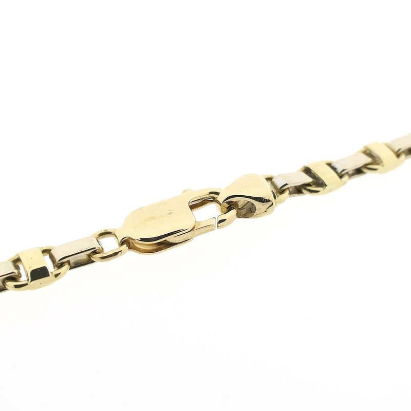 Image 4 of Two-tone gold fantasy link chain