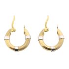 Image 6 of Bicolor Gold Earrings ; Ø 16.5