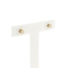 Image 3 of Golden Solitaire Stud Earrings with Diamond; 0.22 ct.