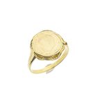 Image 1 of Gold ring with coin | John F. Kennedy