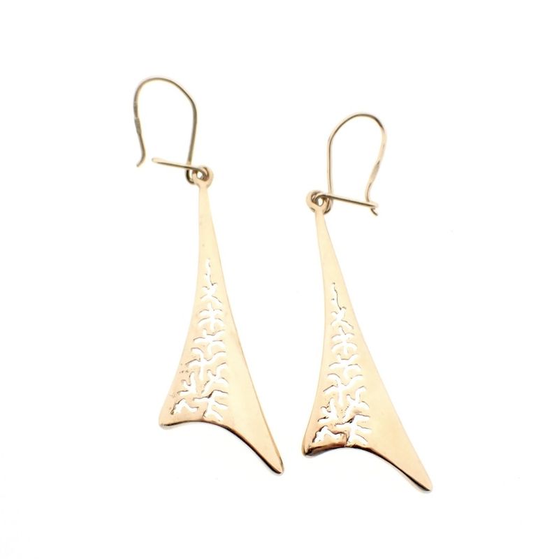 Image 3 of Rose gold vintage stud earrings