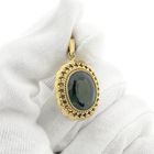 Image 8 of Gold pendant with green tourmaline